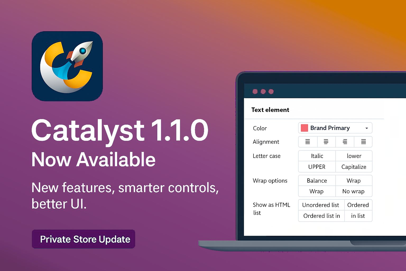 Catalyst 1.1.0